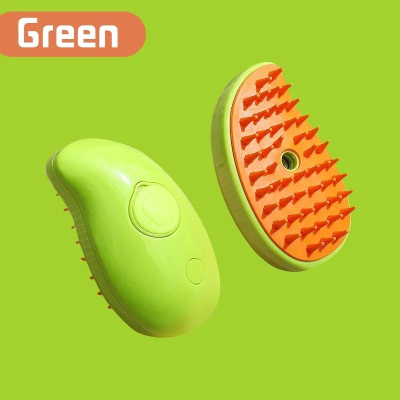 Atualizado pet spray aliciamento pente vapor flutuante remoção do cabelo limpeza escova de vapor estilo para cães gatos acessórios - Image 1