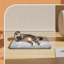 Cobertor auto-aquecedor para animais de estimação, tapete de cama térmico sem elétrico, antiderrapante para cães gatos, tapete de calor de inverno, almofada central reflexiva de calor - Image 2