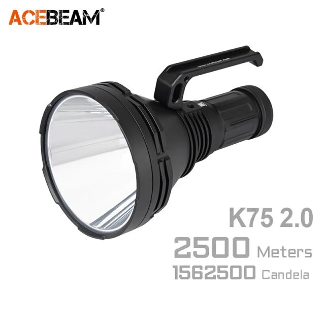 ACEBEAM K75 2.0 Lanterna Holofote Ultra Longo Alcance 2500m 6300 Lumens