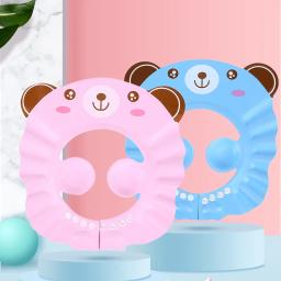 Chuveiro de bebê macio boné ajustável chapéu de lavagem de cabelo para crianças proteção de ouvido seguro crianças shampoo banho chuveiro proteger cabeça capa - Image 5