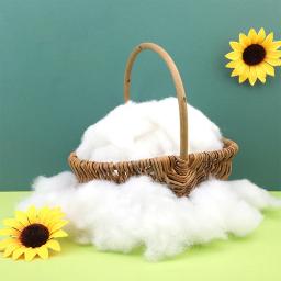 50g/200g recheio de algodão diy material de enchimento de poliéster para roupas travesseiro colcha artesanato boneca brinquedos de pelúcia enchimento algodão pp - Image 3