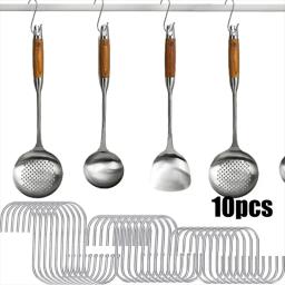 Ganchos de Aço Inoxidável Premium, Ganchos Multifuncionais para Roupas, Bolsas, Toalhas, Casas, Cozinhas e Banheiros 5pcs/10pcs - Image 6