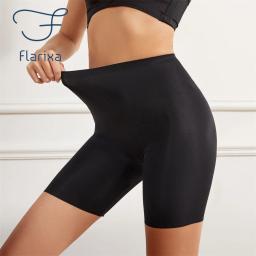 Flarixa sem costura cintura alta feminina perna longa cinto calcinha confortável sem costura calcinha longa barriga apertada sem costura shorts calcinha - Image 5