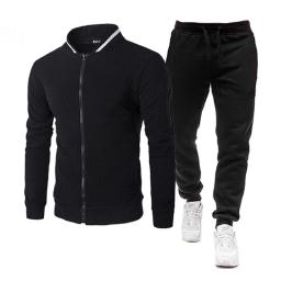 Conjunto de moletons e calças masculinas, fato de treino casual, roupa esportiva, roupa de lazer, outono, inverno - Image 5