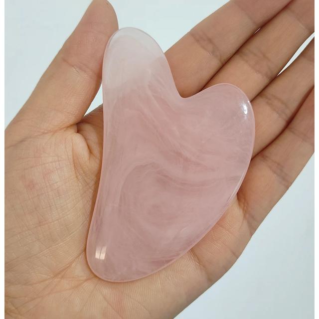 Placa de Massagem Gua Sha Facial e Corporal