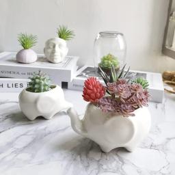 Suculentas artificiais para decoração doméstica, Pequenas plantas suculentas, Interior em tipos diferentes, 9 pcs - Image 4