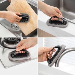 Emeril mágico esponja escova limpar borracha limpador de cozinha banho ferrugem forte descontaminação ferramentas limpeza com alça ferramentas domésticas - Image 5