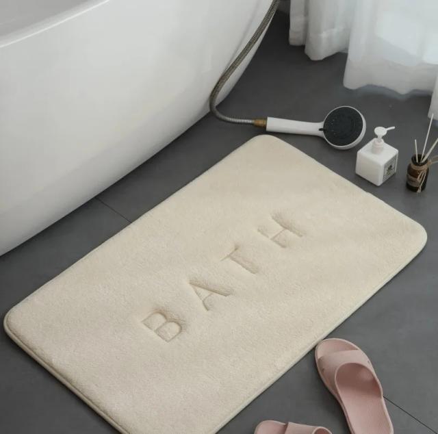 Tapete de Espuma de Memória Antiderrapante Super Absorvente 40x60cm