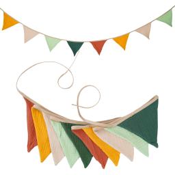 2.6m berçário tecido bunting 10 triângulo flâmula bandeiras festa decoração banner casa chá de bebê carnaval guirlanda - Image 3