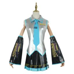 2025 Hatsune MIKU VOCALOID Cosplay Vestido Miku Fórmula Roupas Segundo Anime Hatsune Miku Cosplay Roupas Miku Cosplay Ternos - Image 5