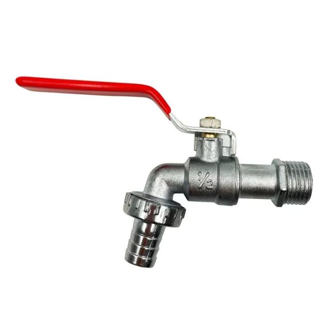 Torneira de Latão para Irrigação de Jardim 1/2 Polegadas Válvula de Saída Única Anticongelante