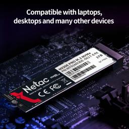 Netac m.2 ssd 512gb pcie m2 nvme ssd 1tb 256gb 128gb unidade de estado sólido disco rígido interno hdd para portátil desktop - Image 6