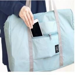 Bolsa de viagem dobrável para companhias aéreas, bolsa de mão para mulheres e meninas, leve, grande capacidade, esportes, viagem de fim de semana durante a noite - Image 5