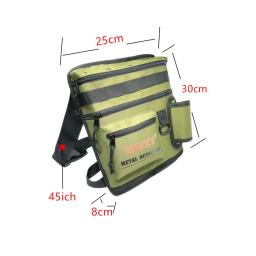 Detector de metais encontra saco todo terreno jardim detectando bolsa acessórios escavador ferramentas saco - Image 4