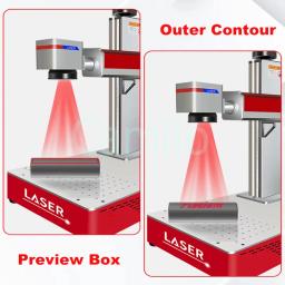 Máquina de Marcação a Laser de Fibra Raycus 50W, Gravador a Laser de 30W para Gravação em Metal, Aço Inoxidável, PVC, Plástico e Placas de Identificação - Image 5