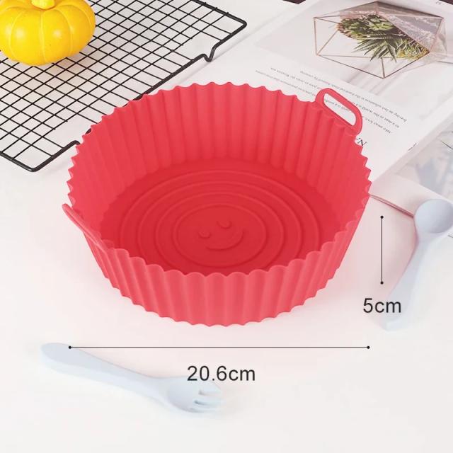 Panela Reutilizável de Silicone para Airfryer e Forno - Antiaderente e Durável