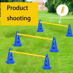 Conjunto de Cones de Treinamento de Agilidade com Altura Ajustável, Equipamento de Treinamento de Velocidade para Futebol ao Ar Livre - Image 4