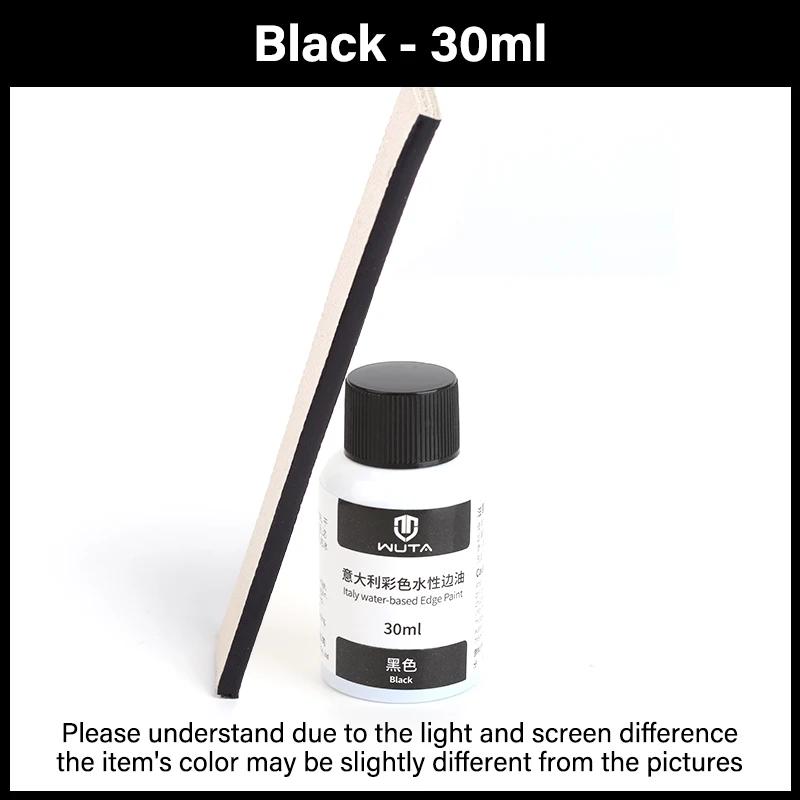 Wuta 30ml profissional borda de couro pintura tintura a óleo borda vestir cor casacos acabamento de couro suprimentos diy artesanato bordas de sapato de couro - Image 1