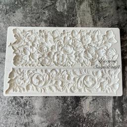 Molde de Silicone para Flores, Molde de Silicone para Resina Epóxi, Molde de Gesso, Molde para Bolo, Moldes para Fondant, Ferramentas para Decoração de Bolos, Moldes de Resina DIY - Image 4