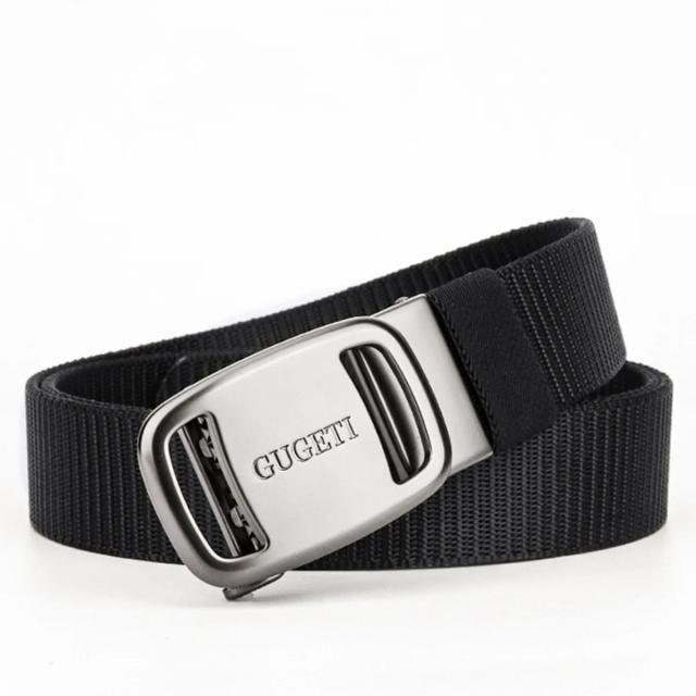 Cinto tático militar masculino, nylon resistente com fivela automática de metal, cinto esportivo para uso policial, esportes ao ar livre, 3.4cm de largura