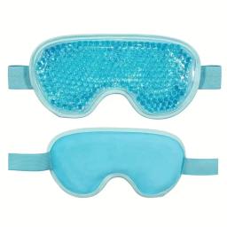 Novo gel máscara de olho compressa quente e fria compressa de gelo compressa quente compressa fria resfriamento beleza máscara de olho saco de gelo de pelúcia dormir co - Image 1