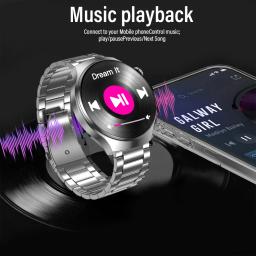 G.l wear 2025 novo relógio inteligente masculino display hd rastreamento de saúde bluetooth chamando assistente de voz esportes smartwatch - Image 4