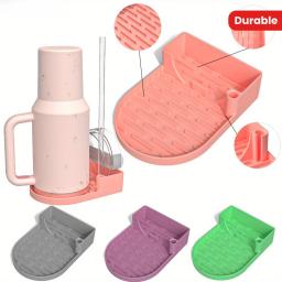 Silicone de alta qualidade tumbler loja seca rack estação secagem tumbler para limpeza copos e armazenamento suporte copo água - Image 6