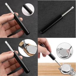 Ferramenta de curiosidade de relógio de metal, abridor de capa traseira, pulseira de substituição, removedor de pinos de ligação, kit de reparo de relojoeiro - Image 2