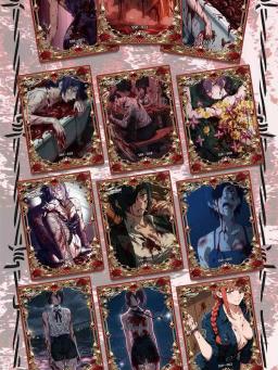 Cartão Colecionável Premium Chainsaw Man em Metal, 1 Cartão por Caixa Individual, Cartão Raro de Personagem de Anime Denji Aki Makima, Venda no Varejo - Image 6