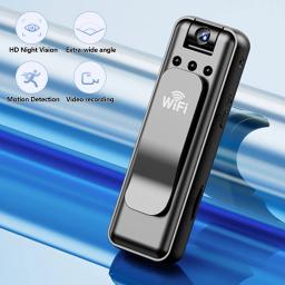 Mini câmera de vigilância sem fio wi-fi, gravação de áudio e vídeo universal, tudo em um, câmera de detecção de movimento para segurança doméstica - Image 3