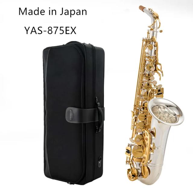 Yamaha YAS-875S Saxofone Alto Eb Prata Instrumento Musical