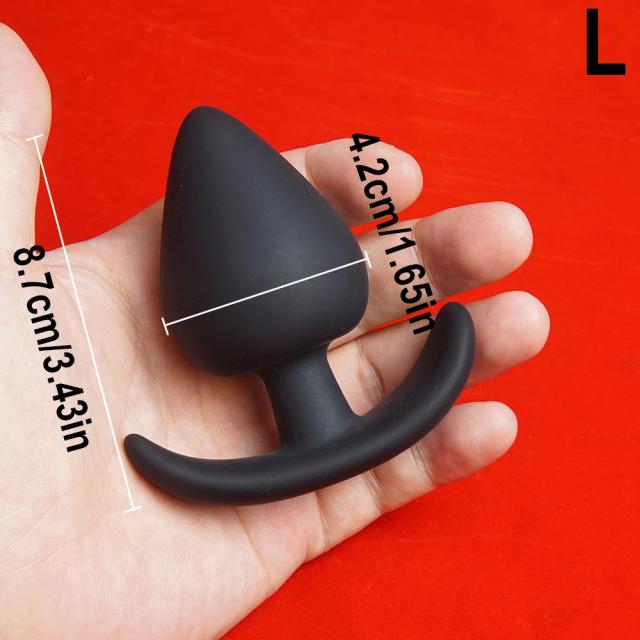 Plug Anal Silicone Forma Lágrima - Treinamento e Prazer Intenso