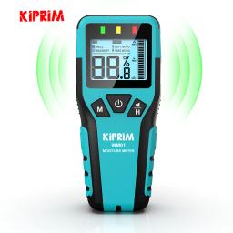 Kiprim medidor de umidade indutivo de madeira, higrômetro, sem contato, detector de parede úmida, não destrutivo, testador de umidade sem pino - Image 1