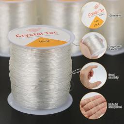100/300M Elastic Beading Thread 0.5-1mm Stretch String DIY Jewelry Making Necklaces Bracelets Strong Durable Crystal Cord Thread - Image 5