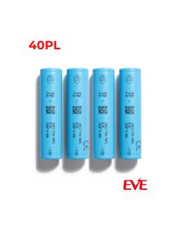Kit 4 Baterias Li-Ion 21700 3,6V 4000mAh Recarregável EVE 40PL - Image 1