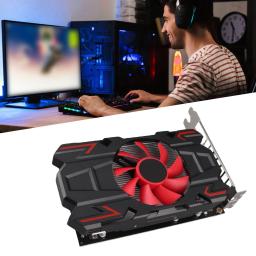 Placa Gráfica HD7670 4GB DDR5 128bit com Ventilador de Resfriamento, Suporte para Interface Multimídia HD 2560x1600, Placa Gráfica para Jogos DVI VGA - Image 1