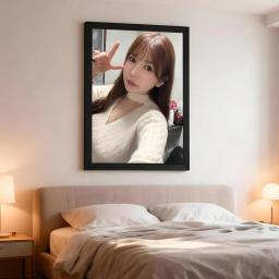 Pôster artístico de Yui Hatano, atriz de vídeos para adultos, decoração de parede removível, enfeite para interiores e exteriores, ideal para colecionadores. - Image 6