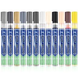 Tile Grout Canetas Branco impermeável Tile Marker Grout Pen Wall Seam Pen para telhas Piso Banheiro Descontaminação Seam Repair Tools - Image 5