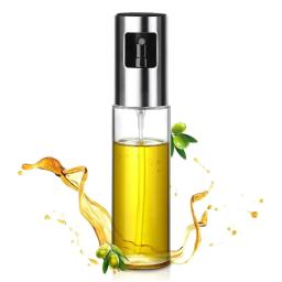 Spray de Óleo 100ml - Aço Inoxidável e Vidro, Resistente a Quedas, Dispensador de Óleo com Acessórios, para Salada, Vinagre - Fritadeira a Ar - Image 2