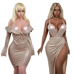 Peitos grandes sexo boneca mulher japonesa hentai anime loira silicone boneca realista vagina anal bunda grande inserível buceta tpe brinquedos sexuais - Image 1