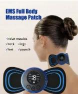 Almofada de Massagem para Pescoço e Ombros com Micro Corrente EMS