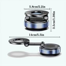Suporte magnético dobrável para carro, suporte giratório de 360 ​​graus para celular, suporte magnético forte para iphone, samsung - Image 6