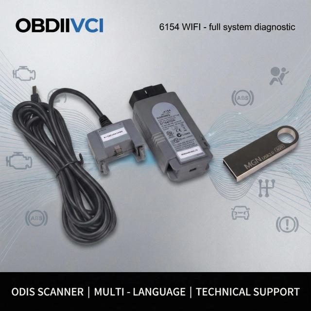 Scanner Automotivo 6154 WIFI ODIS Diagnóstico Completo CAN FD e DoIP