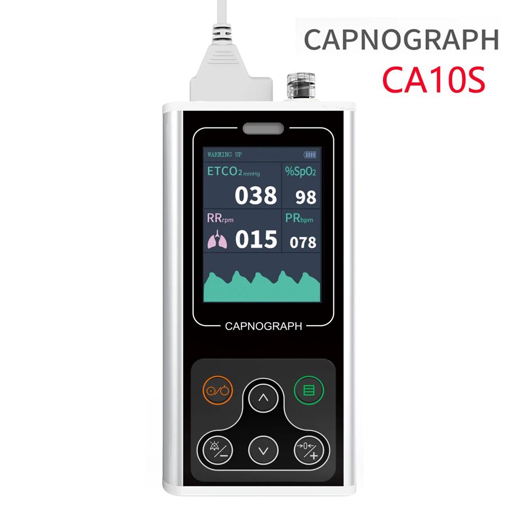 Monitor Capnógrafo Veterinário CA10S VET para Animais de Estimação com Medição de EtCO2 por Fluxo Lateral - Image 1