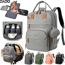 Bolsa de Fraldas Mochila Essenciais para Bebês Bolsa de Viagem Multifuncional à prova d'água com trocador Alças para Carrinho de Bebê Grande para Mamãe - Image 1