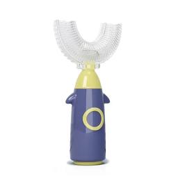 Escova de Dentes Infantil em Forma de U 360 °   Escova de dentes infantil cuidados com os dentes para limpeza dos dentes escova de dentes infantil escova de bebê cuidados dentários - Image 2