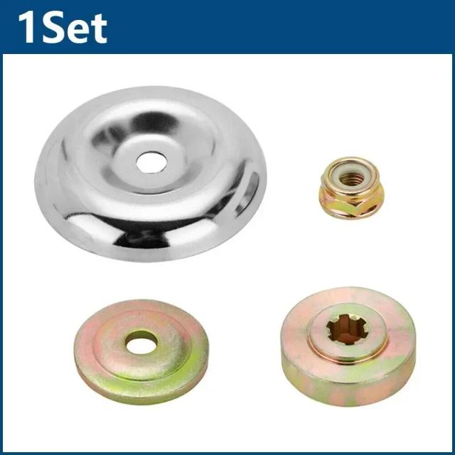 Adaptador de Cabeça para Cortador de Grama e Aparador de Grama com Kit de Fixação e Lâmina para Ferramentas de Jardim