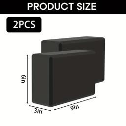2 Blocos de Espuma para Ginástica, Equipamento de Treino e Fitness, Ferramenta Auxiliar para Dança e Yoga, Alongamento e Modelagem Corporal, Blocos de Yoga em EVA - Image 6
