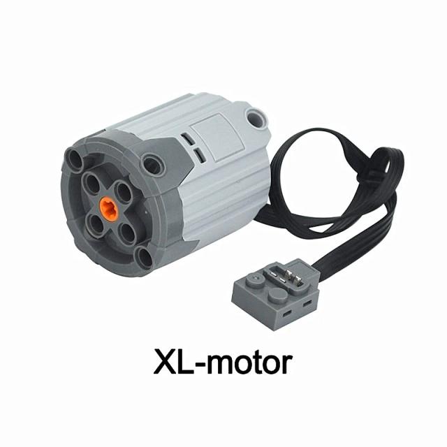 Moc peças técnicas motor pf bloco de construção leduo função energia grupo mecânico emenda X-XL-M-servo motores tijolos brinquedos
