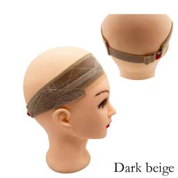 Nova dupla face de silicone veludo fivela de metal antiderrapante bandana para segurar perucas acessórios - Image 4